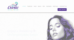 Desktop Screenshot of exotictansandspa.com